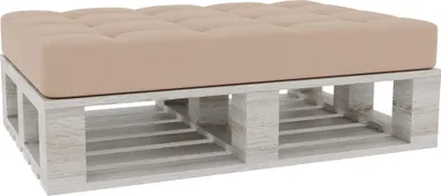 Obrázok produktu pre Vankúše na palety, vankúše na palety sedák operadlo prešívané PFG (sedák 120x80, béžová)