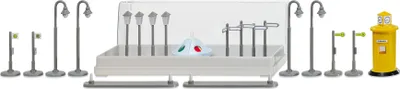 Produktbild von Wiking Zurüstteil Zubehörpackung Strassenverkehr 001810