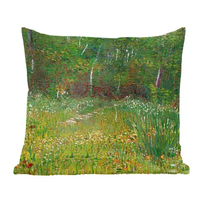 Obrázek produktu pro MuchoWow® Dekorační polštář Polštář na pohovku Dekorační polštář do obývacího pokoje 60x60 Asnières - Vincent van Gogh