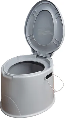 Produktbild von Aidapt Tragbare Toilette - Klosettstuhl - grau