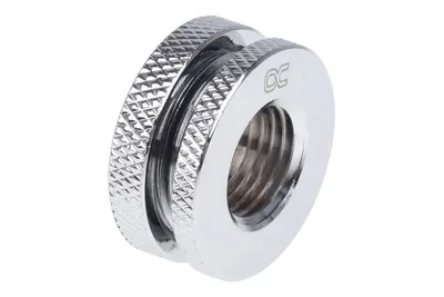 Produktbild von Alphacool 17423, Anpassung, Messing, Chrom, 1/4", 25 mm, 12 mm
