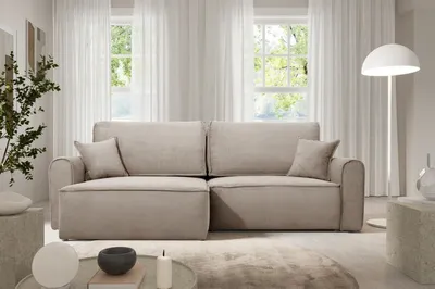 Produktbild von Furnisell Ecksofa L Form Cord Sofa "MARTIN", Grau