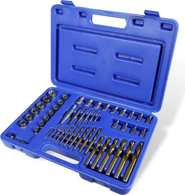 Produktbild von CCLIFE 49tlg 3/8" Cr-Mo Spezial Steckschlüssel Einsatz Linksausdreher Schraubenausdreher Nuss Stecknuss Muttern Entferner | Turbonüsse | 8-19mm