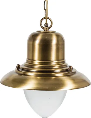 Produktbild von Außenlampe E27 IP43 Terrasse Garten Messing massiv Maritim Hängeleuchte außen