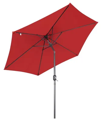 Produktbild von Sonnenschirm Ampelschirm Gartenschirm - 270 cm - Stahlmast 38 mm - Dunkelgrau