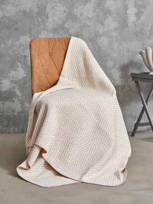 Produktbild von UMIPLED | Kuscheldecke, Sofaüberwurf Decke, Dicke Sofadecke, Couchdecke, Flauschige, Wohndecke für Couch, 165x200cm, 500 g/m2 - Beige