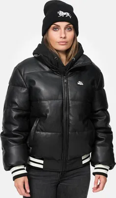Produktbild von Frauen Winterjacke HYBREASAL Black/White M Lonsdale