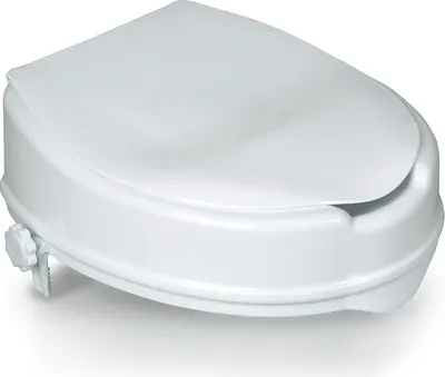 Obrázek produktu pro HomeLife Zvýšené sedátko na WC s poklopem BT430