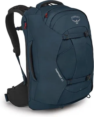 Produktbild von Reise-Rucksack in Muted Space Blau aus Wasserfestem Material
