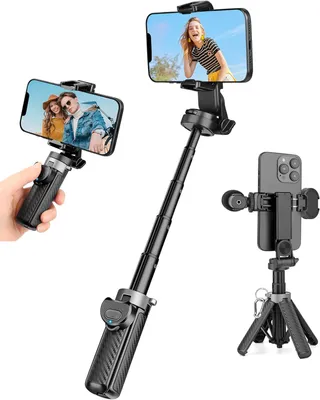 Obrázok produktu pre Mini selfie stick tripod, 3-v-1, pre cestovanie