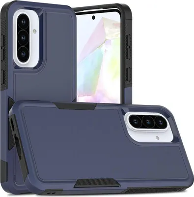 Produktbild von Mobigear Heavy Armor  Samsung Galaxy A56 Hülle Hardcase Backcover Stoßfest - Dunkelblau