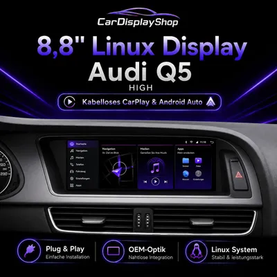 Produktbild von 10,25" Linux Display BMW Z4 ohne Originalbildschirm 2007–2011 CarPlay & Android Auto