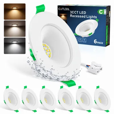LED-Einbauspot 4,5 W, 650 lm, Ø 68-80 mm, 230 V, IP44
