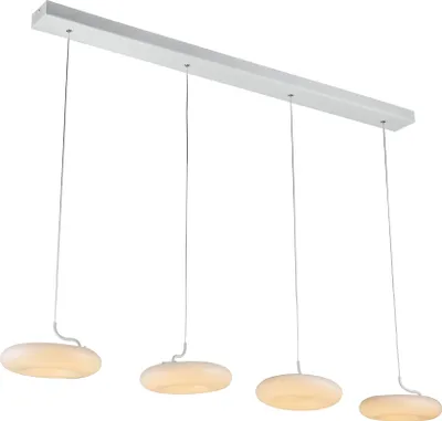 Produktbild von Globo Quentin Hängeleuchte Weiß, 1xLED; 42506-28H