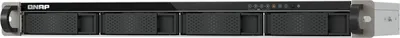 Produktbild von QNAP TS-433eU NAS Rack (1U) Cortex-A Cortex-A55 4 GB 0 TB QNAP Turbo System Schwarz
