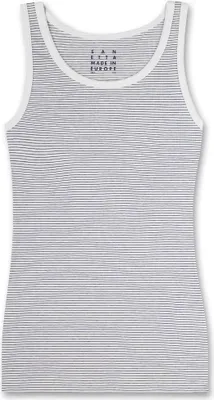 Produktbild von Sanetta Mädchen-Unterhemd Off-White | Hochwertiges Unterhemd für Mädchen aus einem Baumwoll-Mix. |Unterwäsche für Mädchen