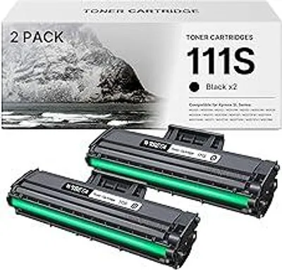 Immagine prodotto di WISETA MLT-D111S Toner per Samsung D111S Cartuccia compatibile per Samsung Xpress M2070w Toner M2070 M2026W M2026 M2070FW M2020 M2022W M2022 M2070F (nero, confezione da 2)