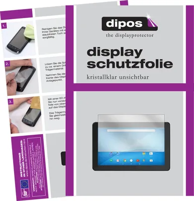 Produktbild von 2x Schutzfolie für Format 15.4 Zoll Wide 332 x 208 mm klar Displayschutzfolie Folie Display Schutz dipos