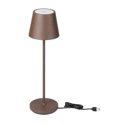 Immagine prodotto di Lampada da tavolo a ricarica wireless V-TAC - IP54 - Corten - 1,5W - 150 lumen - 3000K