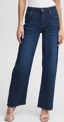 Produktbild von Pulz Jeans PZVEGA HW Jeans Wide Leg Damen Jeans Denim Hose Baumwolle mit Stretch Regular Waist Regular Fit