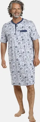 Produktbild von Jan Vanderstorm Nachthemd UNNI Herren 2625 blau 64/66