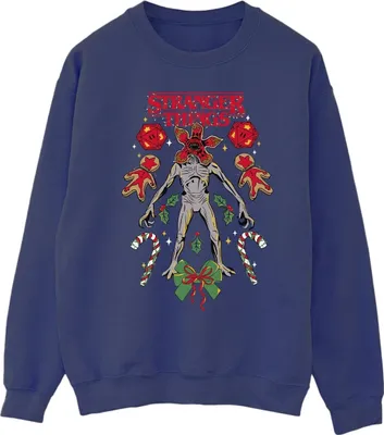 Produktbild von Netflix - "Stranger Things" Sweatshirt für Herren BI45075 (M) (Marineblau)
