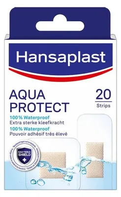Productafbeelding van Hansaplast Aqua protect strips (20 stuks)