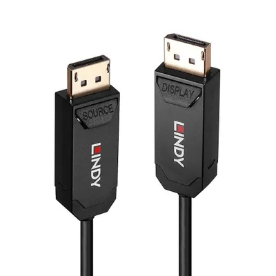 Produktbild von Lindy 10m Fibre Optic Hybrid DisplayPort 2.0 UHBR10 Kabel