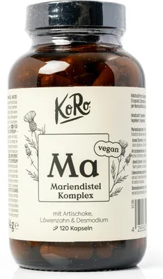 Produktbild von KoRo | Mariendistel Komplex Kapseln 120 Stück
