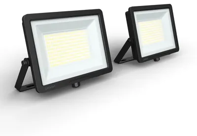 Produktbild von Ledvion 2er set LED Strahler Außen 100W wasserdicht IP66 6500K 13500lm