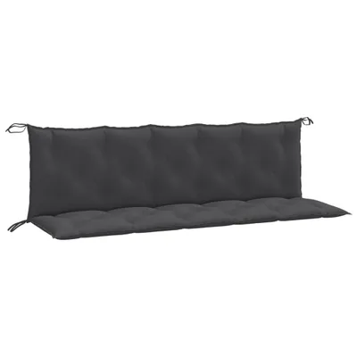 Immagine prodotto di vidaXL Cuscini per panca da giardino 2 pz. Tessuto melange antracite 180x50x7 cm