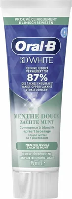 Produktbild von Oral-B Zahnpasta 3D White Soft Mint (75 ml)