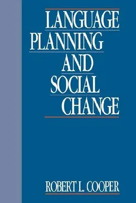 Produktbild von Language Planning and Social Change