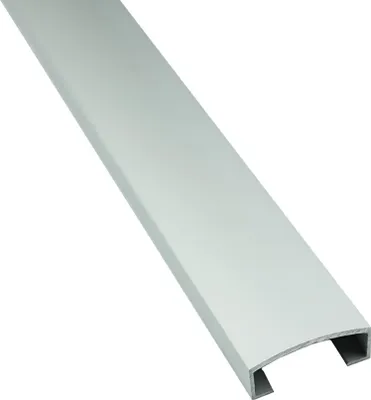 Produktbild von Alu U-Profil Bordüre Fliesenschiene Dekoration silber L270cm 25mm matt