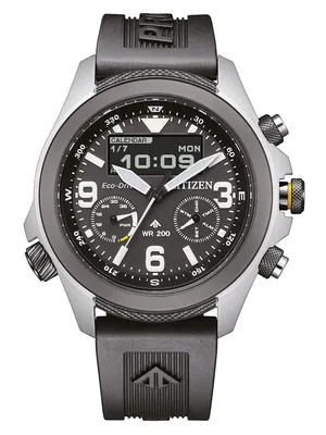 Immagine prodotto di Citizen JV1007-07E Promaster Eco-Drive Solar Orologio da uomo AnaDigi Nero