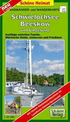 Produktbild von Schwielochsee, Beeskow und Umgebung 1 : 35 000. Radwander-und Wanderkarte