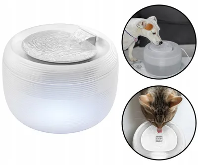 Produktbild von Waudog Automatische Trinkbrunnen für Hunde und Katzen 2,5L Weiß