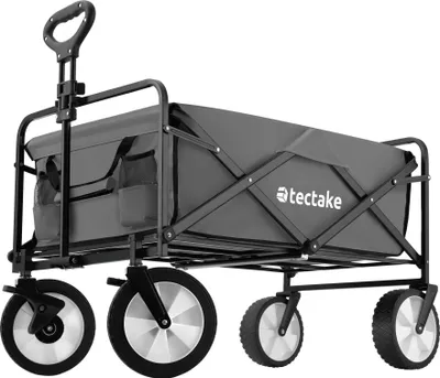 Image de Chariot pliable LEON avec freins, capacité de charge 80kg - gris