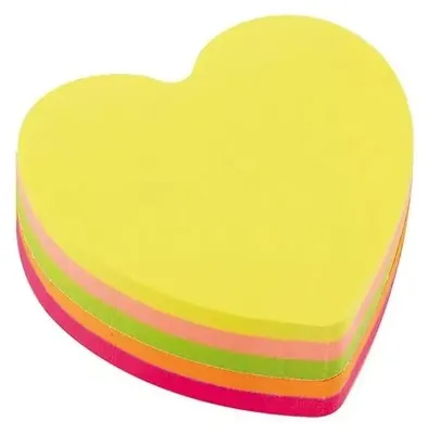 Image de Notes autocollantes Coeur 70x70mm 400K D.RECT
