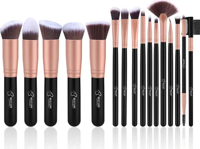 Imagen del producto de Set de Brochas de Maquillaje BESTOPE de 16 Piezas con Pinceles Sintéticos