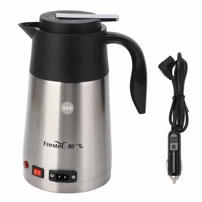 Obrázek produktu pro Přenosná varná konvice s velkým objemem pro osobní a nákladní automobily, 1200 ml, ideální na cesty (24 V)