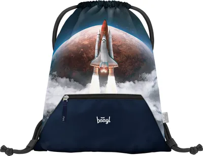 Zdjęcie produktu dla Torba BAAGL z przegrodą zapinaną na zamek Space Shuttle