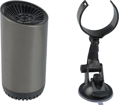 Produktbild von 12V Fahrzeug-Heizlüfter, leistungsstark, schnelles Enteisen & Entnebeln, tragbarer Zylinder-Heizer für PKW