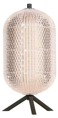 Produktbild von Tischlampe - silber schwarz - Geripu - kunststoff metall - Ø 15cm - LED - 3841ZW - Mexlite