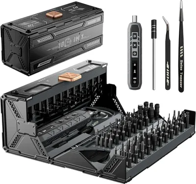 Obrázok produktu pre JAKEMY 180 v 1 elektrický skrutkovač sada presných mechanických nástrojov na opravu Umgf pre notebook PS5 mobilný telefón Macbook