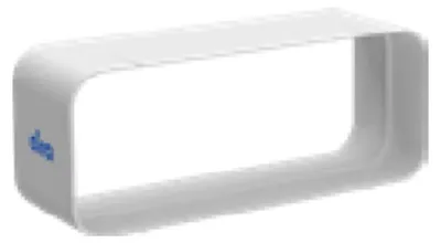 Produktbild von QUADRO Verbinder 7557 für Dunstabzugssysteme / Verbindungsstück