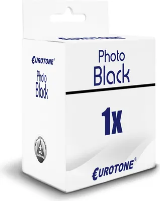 Produktbild von 1x Eurotone Tintenpatrone Alternative für Epson T2631 26XL C13T26314010 Photo Black Foto Schwarz