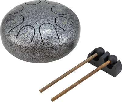 Produktbild von DIMAVERY TD-8 Steel Tongue Drum, silber (26058339)