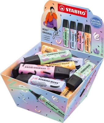 Zdjęcie produktu dla Zakreślacz Stabilo Boss kolorowy 30 sztuk