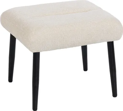 Produktbild von HOMCOM Sitzhocker Hocker mit weichem Sitzkissen Stahlbeinen Fußhocker Chenille
